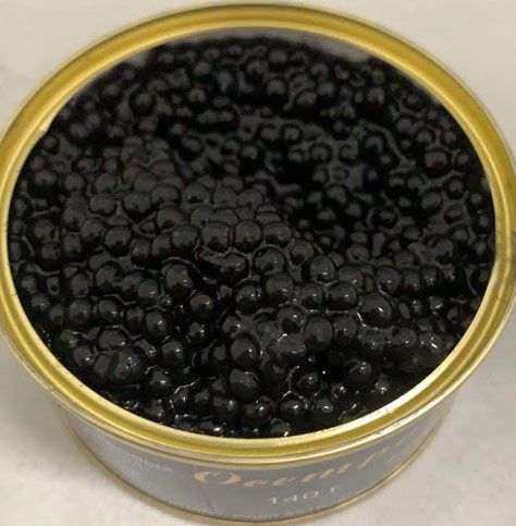 Чорна ікра імітована осетрова Ниваагропродукт ("Три Королі" Україна) 130г