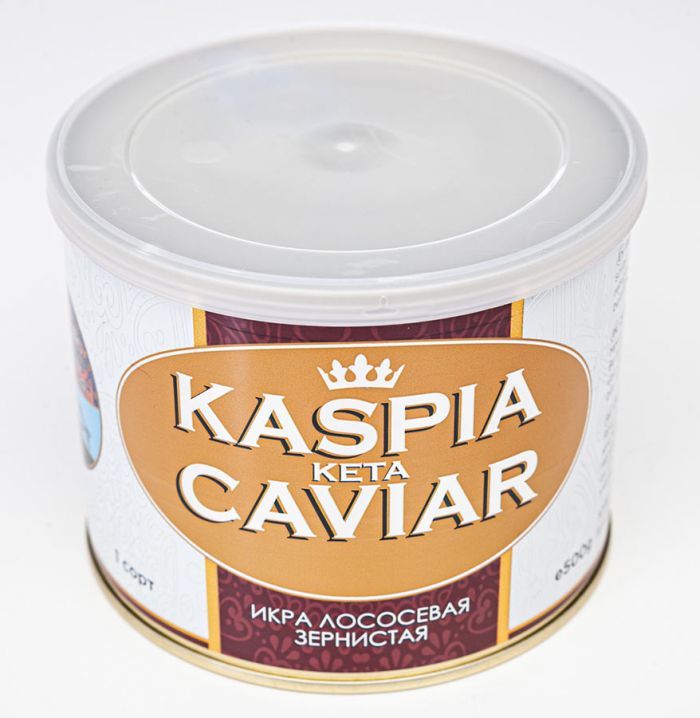 Кетова Ікра Kaspia Caviar Keta 500гр Каспія Кавіар