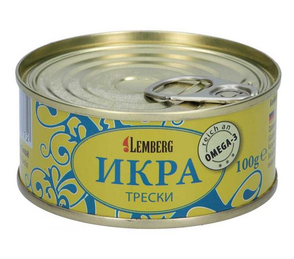 Ікра Тріски Лемберг 100гр