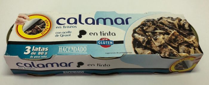 Кальмар Іспанія Hacendado 240гр 