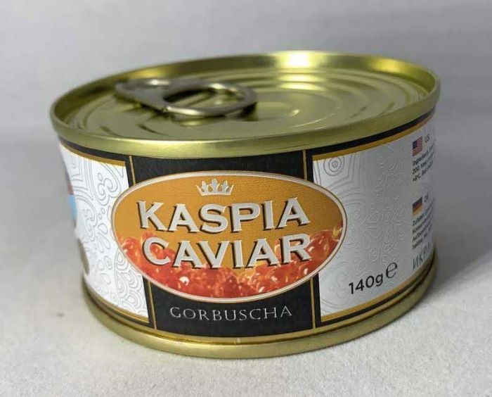 Червона ікра Kaspia Caviar Горбуша 140гр Каспія Кавіар