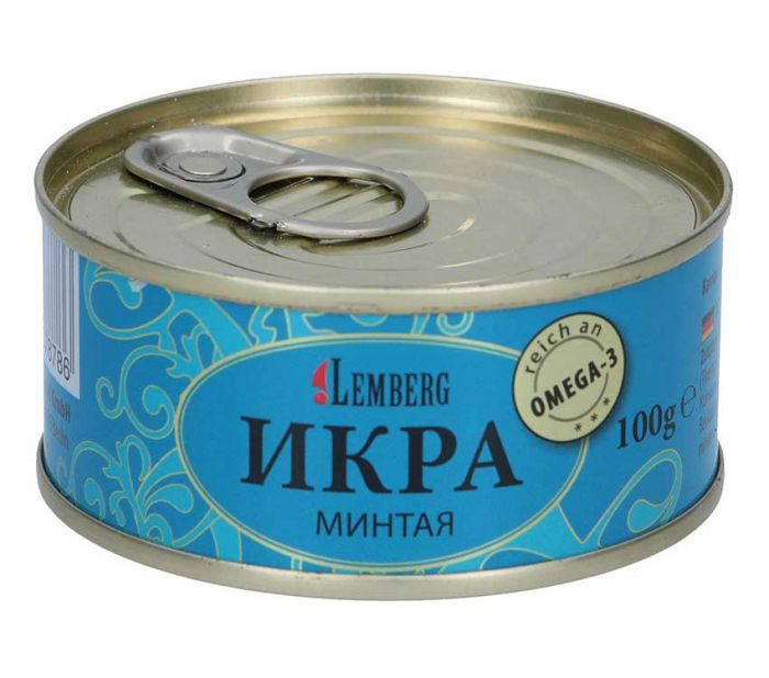Ікра Мінтая Лемберг 100гр