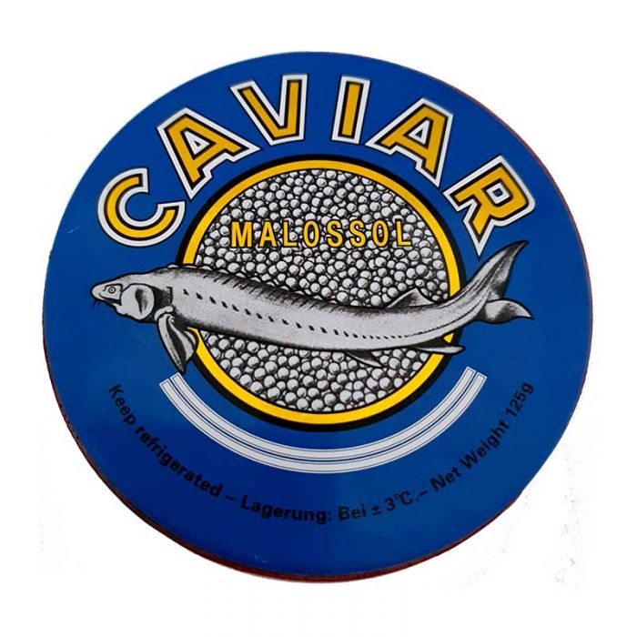 Ікра Чорна Осетрова CAVIAR MALOSSOL 100гр (не пастеризована)