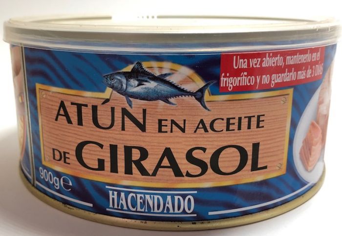 Тунець в олії Іспанія Hacendado 900гр 