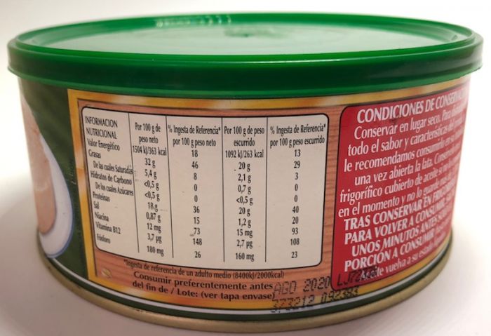 Тунець в оливковій олії Hacendado Іспанія 900гр 